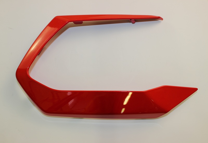 накладка декоративная защиты рук левая (красный / FORCE RED)