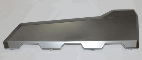 Декоративная панель грузовой платформы, левая (MATTE TITANIUM GREY)