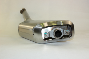 Задняя часть глушителя