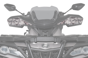 Комплект наклеек для ветрового стекла (камо)