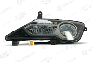 Фара левая ( прозрачная светодиодная полоса в верхней части фары )