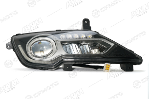 Фара правая (верхняя светодиодная полоса прозрачная)