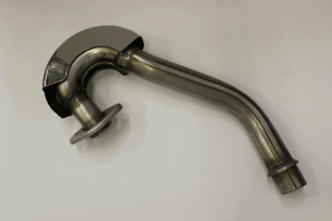 Приемная часть глушителя, передняя