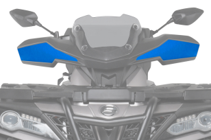 Комплект наклеек для ветрового стекла (синий)