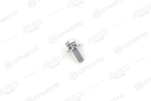 Болт M6&times;20 в сборе с шайбой и гайкой