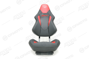 Сиденье в сборе(черное с красным)