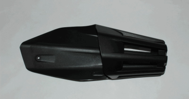 Облицовка декоративная воздуховода правая (черный / SILVER BLACK)