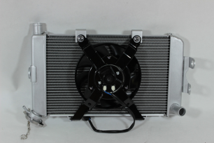 Радиатор системы охлаждения в сборе с венилятором