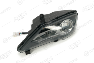 Фара левая ( прозрачная светодиодная полоса в верхней части фары )