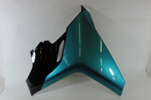 Облицовка боковая левая (синий + черный / TURQUOISE BLUE + NEBULA BLACK)