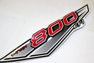 Наклейка на топливный бак правая