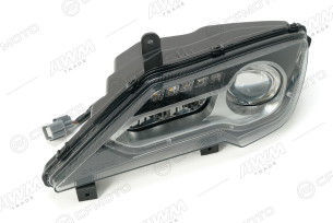 Фара левая ( верхняя светодиодная линия прозрачная ) KAIDI (2021)