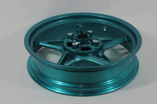 Диск колесный задний 17х4.0МТ (CORAL BLUE)