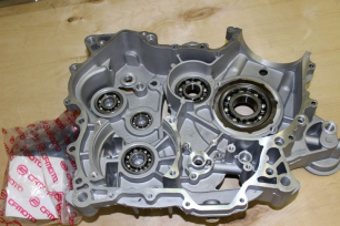 Корпус картера, левый (в сборе)