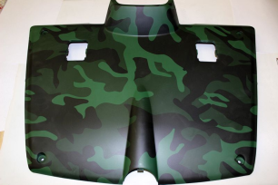 Крышка верхняя, передняя (камуфляж зеленый/CAMO GREEN)