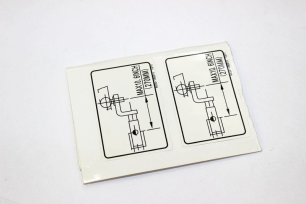 Наклейка информационная