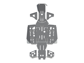 Защита днища (алюминий) X4 SMART
