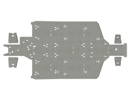 Защита днища (алюминий) CFMOTO UFORCE1000 XL EPS