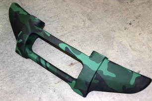 Накладка бампера (камуфляж зеленый/CAMO GREEN)