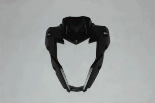 Облицовка фары передняя, SILVER BLACK