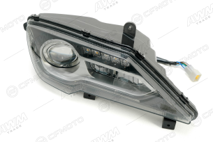 Фара правая (верхняя светодиодная полоса прозрачная)