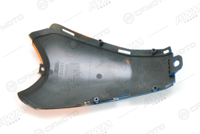 Облицовка топливного бака задняя (оранжевый+синий / LAVA ORANGE+ROYAL BLUE)