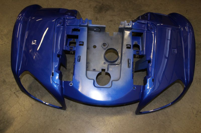 Облицовка передняя (синий металлик)