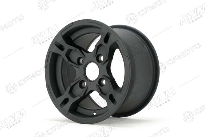 Диск колесный задний, 12" (черный целиком / MATTE BLACK)