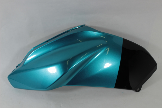 Облицовка топливного бака левая (синий /  TURQUOISE BLUE)