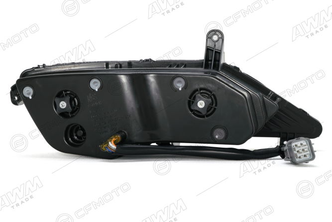 Фара левая ( верхняя светодиодная линия прозрачная ) KAIDI (2021)