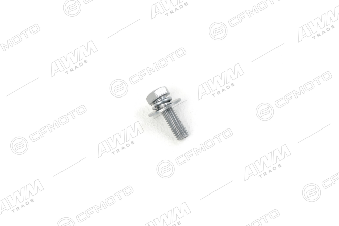 Болт M6&times;20 в сборе с шайбой и гайкой