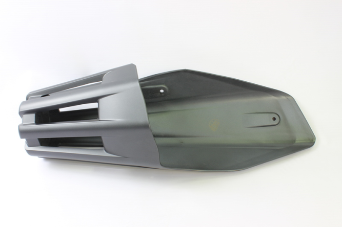 Облицовка декоративная воздуховода правая (черный / ROCK SILVER BLACK)