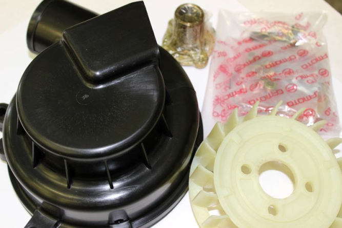 Вентилятор охлаждения двигателя, в сборе