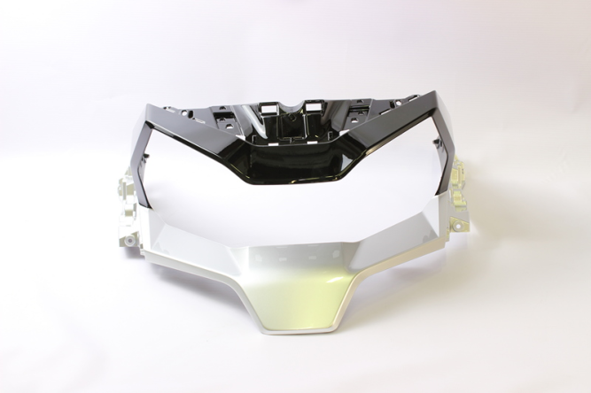 Накладка головного света (черный + серый/NEBULA BLACK + MERCURY GREY)