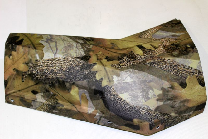 Накладка крыла передняя, левая (кленовый камуфляж новый)