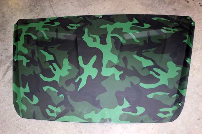 Капот пластиковый (зеленый камуфляж/CAMO GREEN)