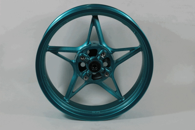 Диск колесный задний 17х4.0МТ (CORAL BLUE)